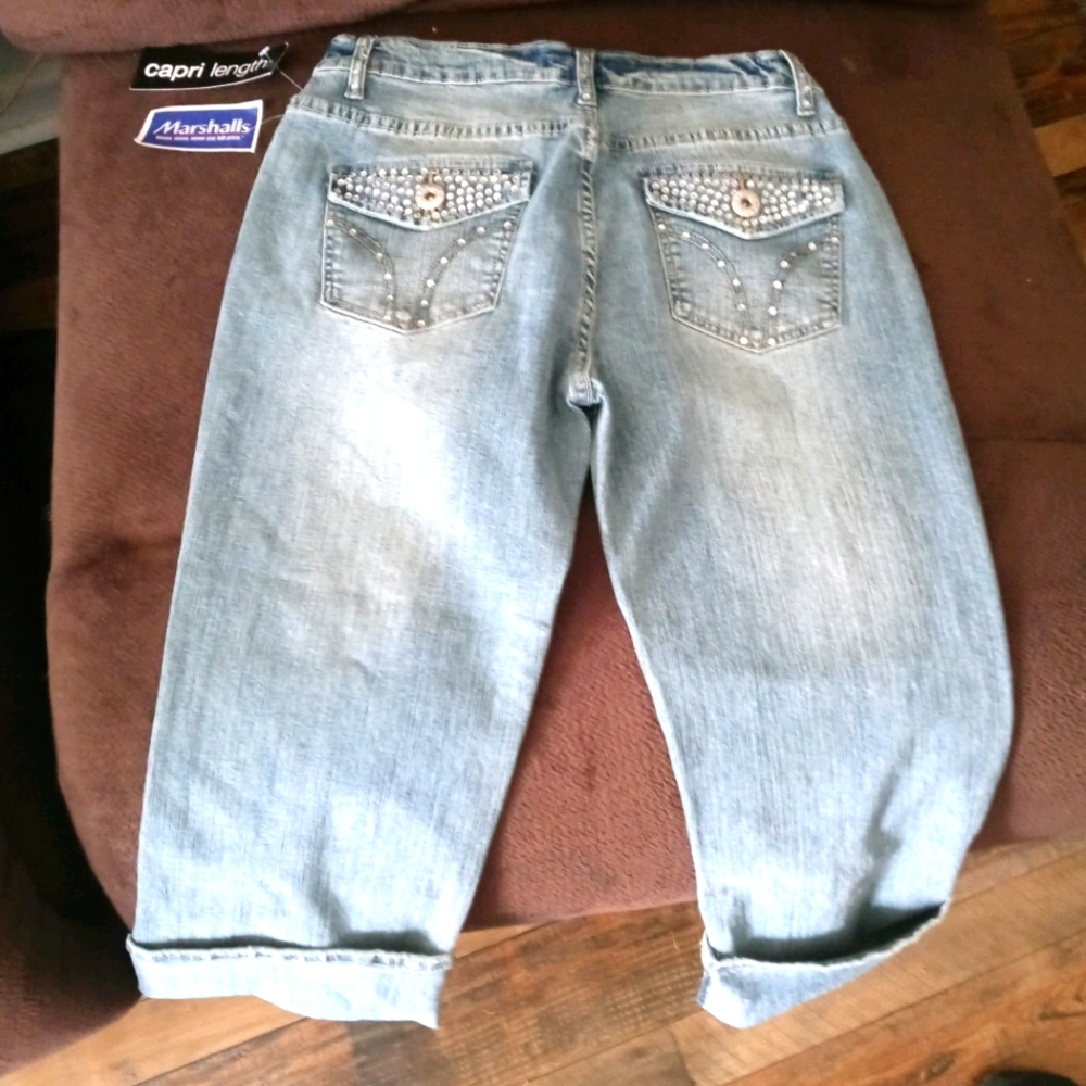 Capri style jeans
